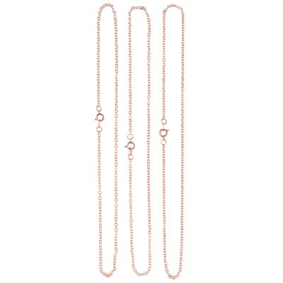 Rose Gold Chain Necklaces By Bead Landing™