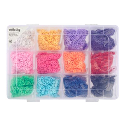 Clay Heishi Bead Mix, 6mm by Bead Landing™ image