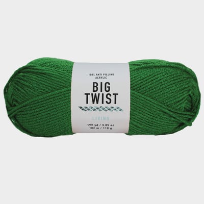 Big Twist® Living Yarn, Color: Kelly Green | Michaels