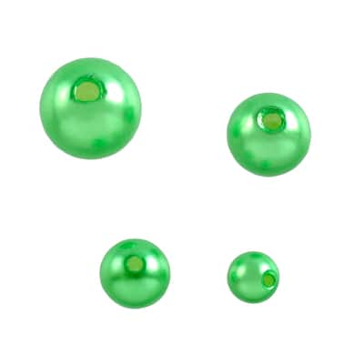 Plastic Round Pearl Beads by Bead Landing™ image