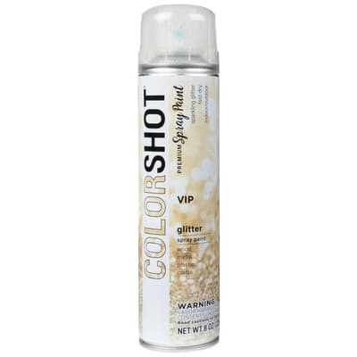 COLORSHOT® Premium Glitter Spray Paint, Color: VIP Gold | Michaels