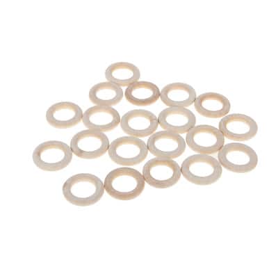 Wood Hoops, 20ct. by Creatology™ image