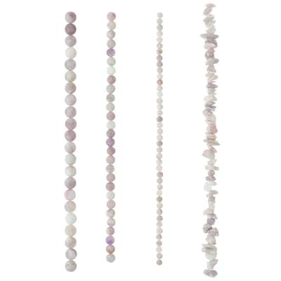 Matte Lilac Stone Mix Beads by Bead Landing™ image