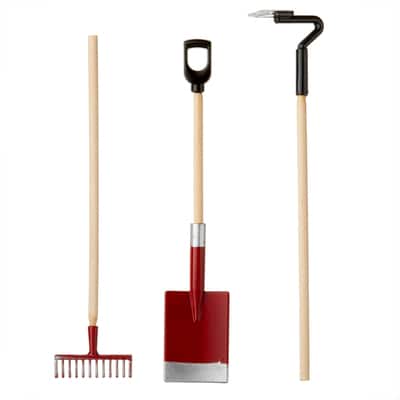 Miniatures Garden Rake Hoe Shovel by Make Market® image