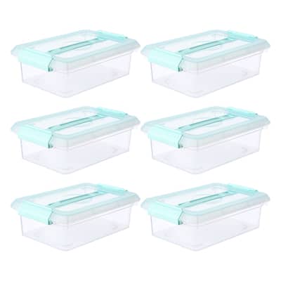 Buy in Bulk - 6 Pack: 3.4qt. Storage Bin with Lid by Simply Tidy