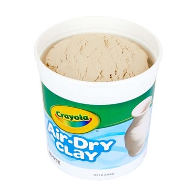 Crayola White Air Dry Clay, 5lb.