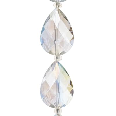 Crystal Glass Teardrop Beads, 25mm by Bead Landing™ image