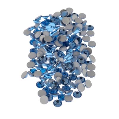 SS20 Glass Flatback Rhinestones by Bead Landing™, Color: Light Sapphire ...
