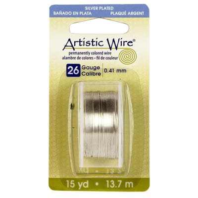 Artistic Wire®, Silver 26 Gauge image