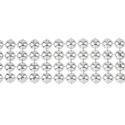 1.45" Silver Circle Mesh Trim by Celebrate It® Fashion Mode image