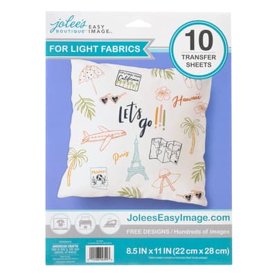 Jolee's Boutique® Iron-on Transfer Paper for White Fabric image
