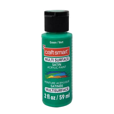 2oz. Multi-Surface Premium Satin Acrylic Paint by Craft Smart® image