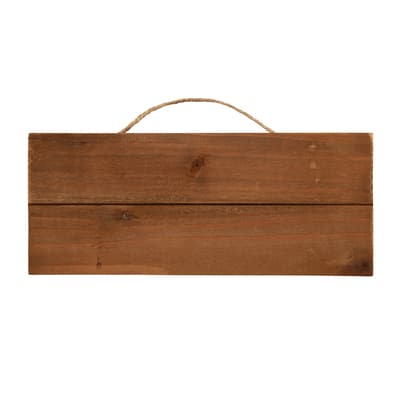 12" x 5" Rectangle Wood Pallet Plaque by Make Market®
