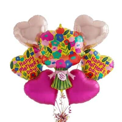 Mother's Day Hothouse Floral Foil Balloon Bundle