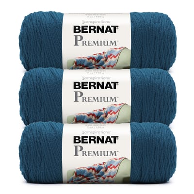 オモシーチャンネル　ペンドルトン 3 Pack Bernat® Premium™ Yarn, Color: Botany Teal | Michaels