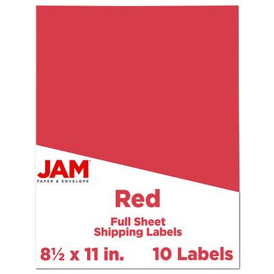 JAM Paper Shipping Labels, 8.5