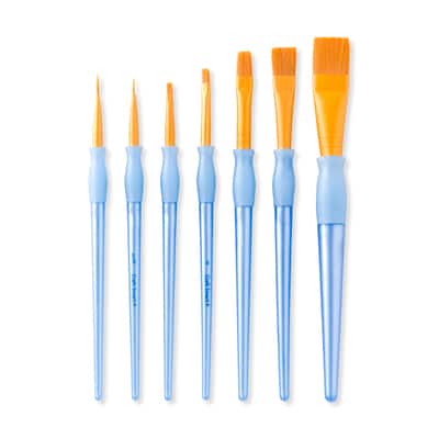 Golden Taklon Variety 7 Piece Brush Set by Craft Smart® image