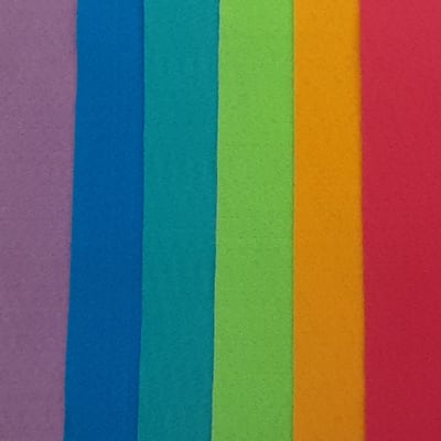 9" x 12" Bright Felt Sheets by Creatology™, 18ct.
