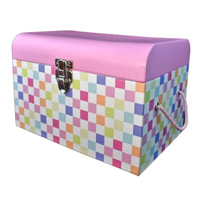 Treasure Box Small Checker Decorative Box by Creatology™ | Michaels