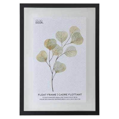 Black Float Frame by Studio Décor®, Size: 14