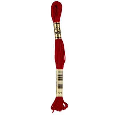 DMC® 117 6 Strand Cotton Embroidery Floss, Red image