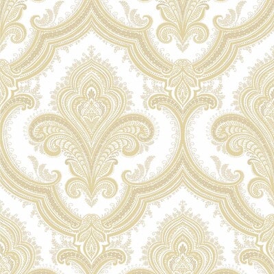 Designs Direct Traditional Damask Wallpaper, Size: Double Roll, Color ...