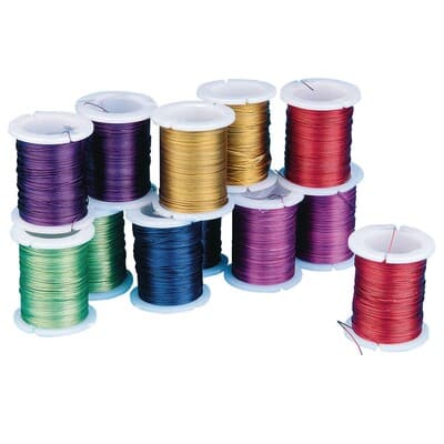 S&S® Worldwide 24 Gauge Metallic Craft Wire, 12 Pack | Michaels