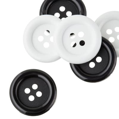 Blumenthal Lansing Favorite Findings Big Basic Buttons, Black & White image