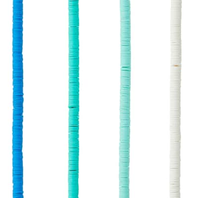 Turquoise Clay Spacer Heishi Beads, 6mm by Bead Landing™
