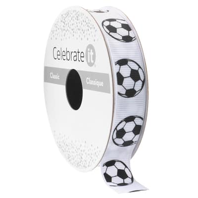 Ruban  de ballons de soccer de 1,59 cm x 6,4 m Classique de Celebrate It image