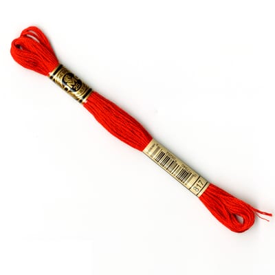 DMC® 117 6 Strand Cotton Embroidery Floss, Red image