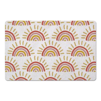 Sun Pattern Floor Mat, Color: Sunset | Michaels