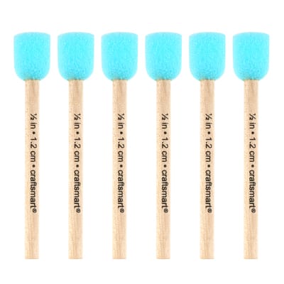 1/2" Foam Stippler Set by Craft Smart® image