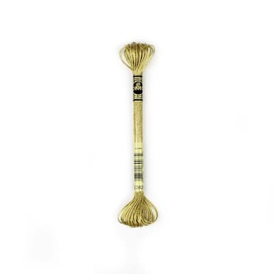 DMC® Light Effects Floss, Precious Metals, Color: E3852 Dark Gold