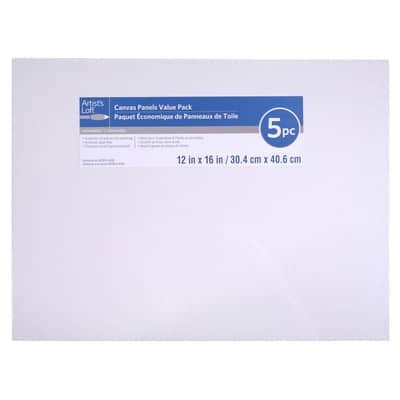 Canvas Panel Value Pack by Artist's Loft® Necessities™, Size: 12" x 16 ...