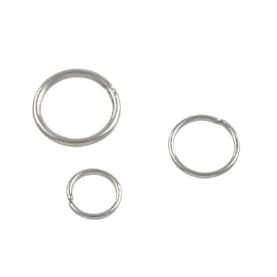 Rhodium Jump Rings by Creatology™ image
