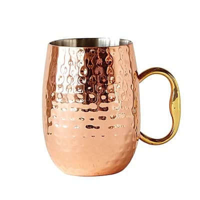 Hello Honey® Copper Hammered Stainless Steel Mule Mug | Michaels