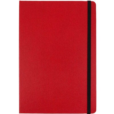 JAM Paper Large Hardcover Notebook with Elastic Band, Color: Red | Michaels