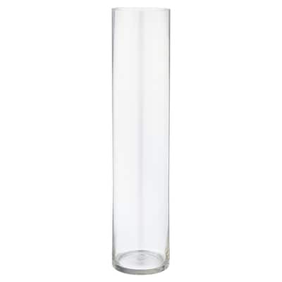 Vase cylindrique en verre transparent de 45,7 cm d’Ashland image