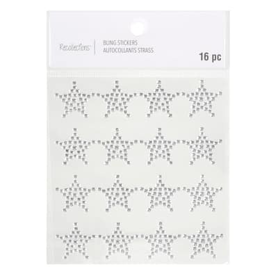 Clear Star Bling Stickers By Recollections™ image