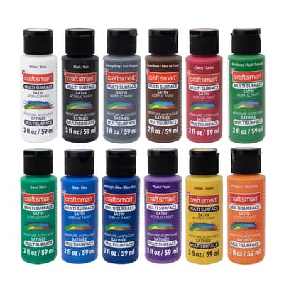 Basic Colors Premium Satin Acrylic Set by Craft Smart® image