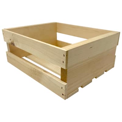 11" Half Wood Crate by Make Market® image