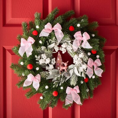 Holly Jolly Retro Wreath | Projects | Michaels