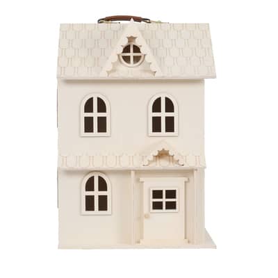 13" Wood 2-Story Dollhouse by Make Market® image