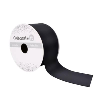2" x 10yd. Satin Wired Ribbon by Celebrate It® Specialty image