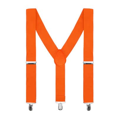 Adult Costume Suspenders, Color: Red | Michaels