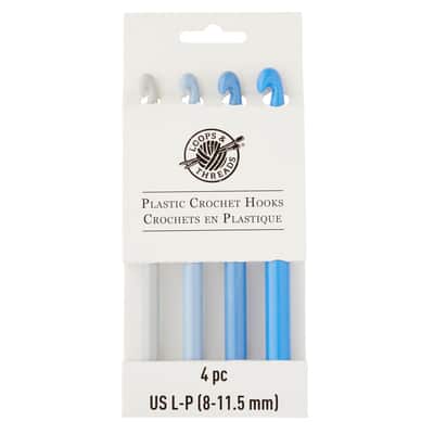 Plastic Crochet Hook Set by Loops & Threads®, L-P image